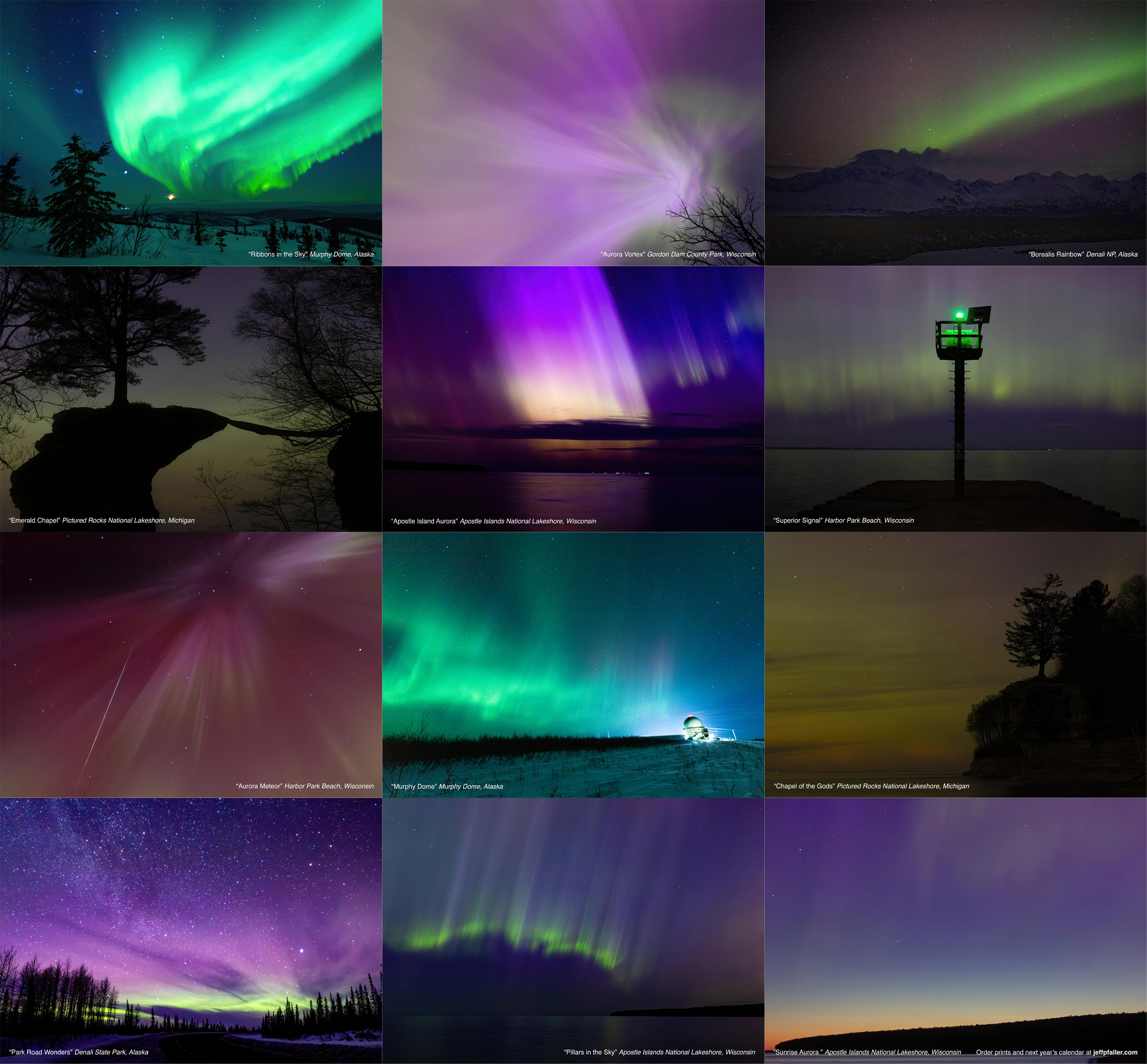 2025 Northern Lights Calendar