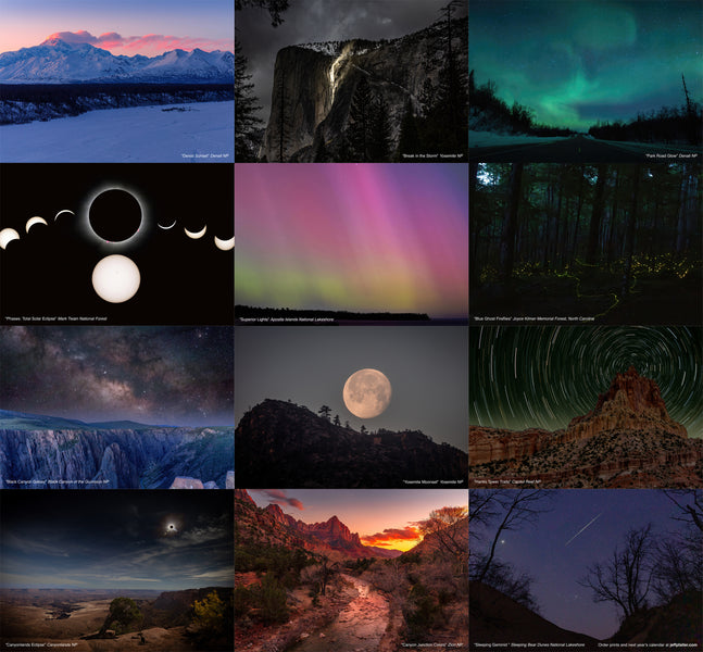 2025 National Park Dark Sky Calendar