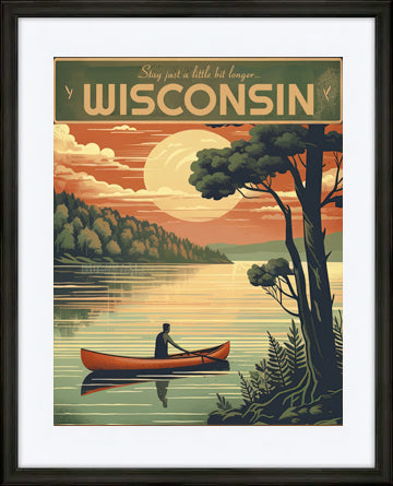 Retro Wisconsin Tourism Posters