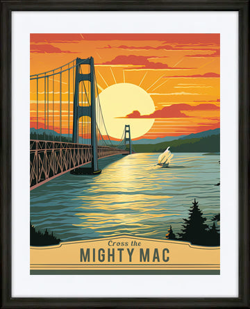 Retro Michigan Tourism Posters