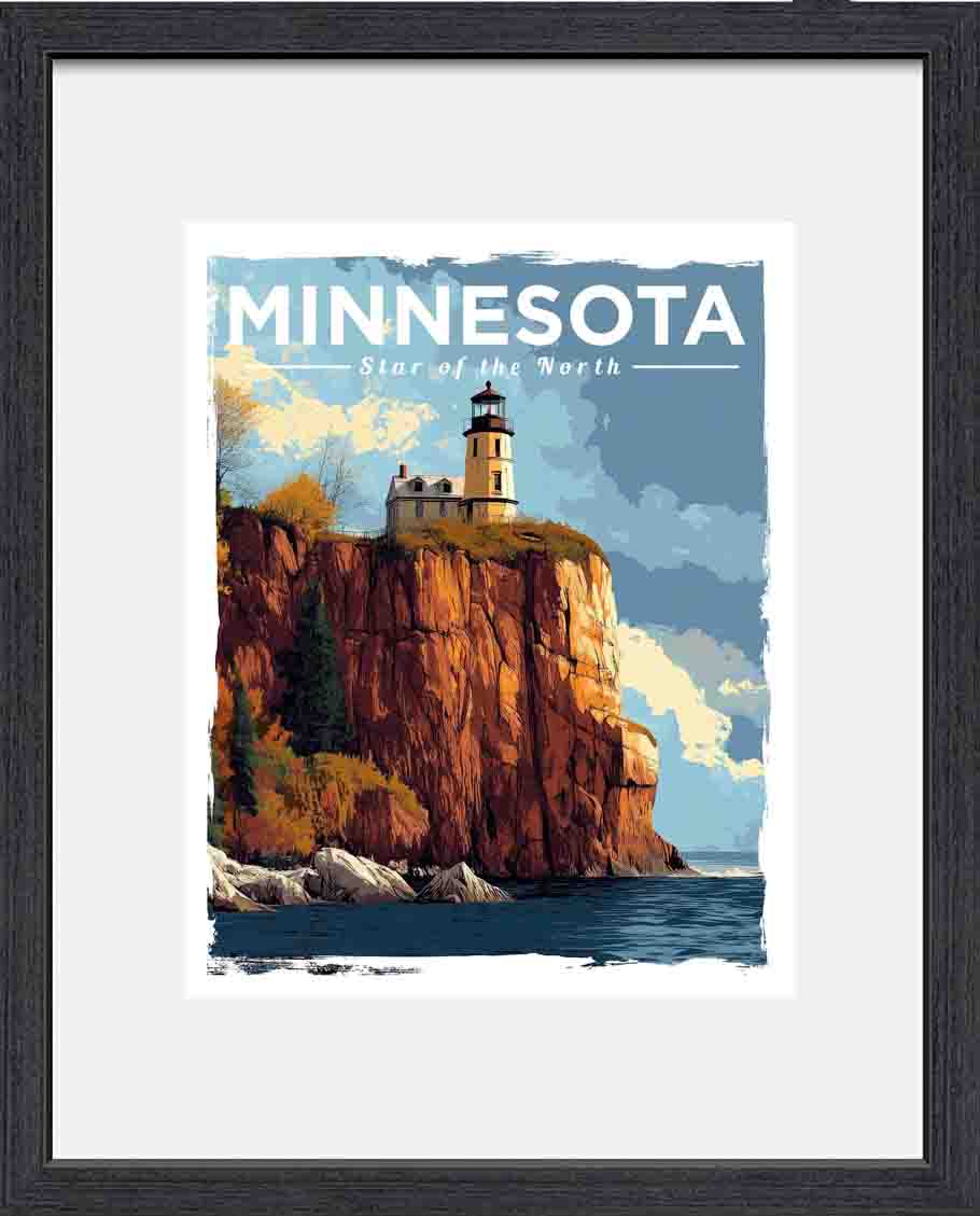 Retro Minnesota Tourism Posters - Jeff Pfaller Photography