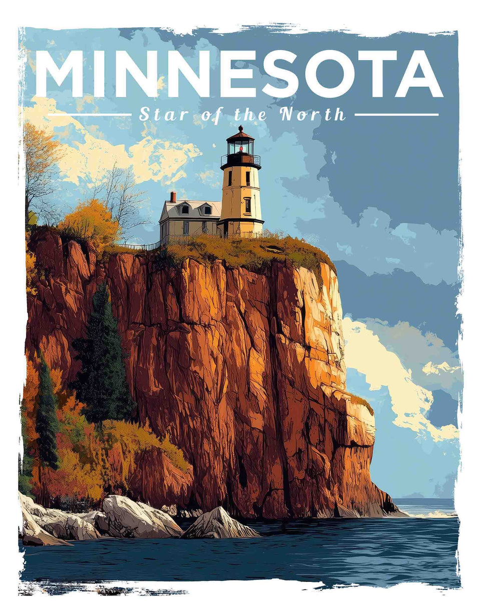 Retro Minnesota Tourism Posters - Jeff Pfaller Photography