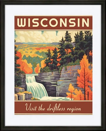Retro Wisconsin Tourism Posters - Jeff Pfaller Photography